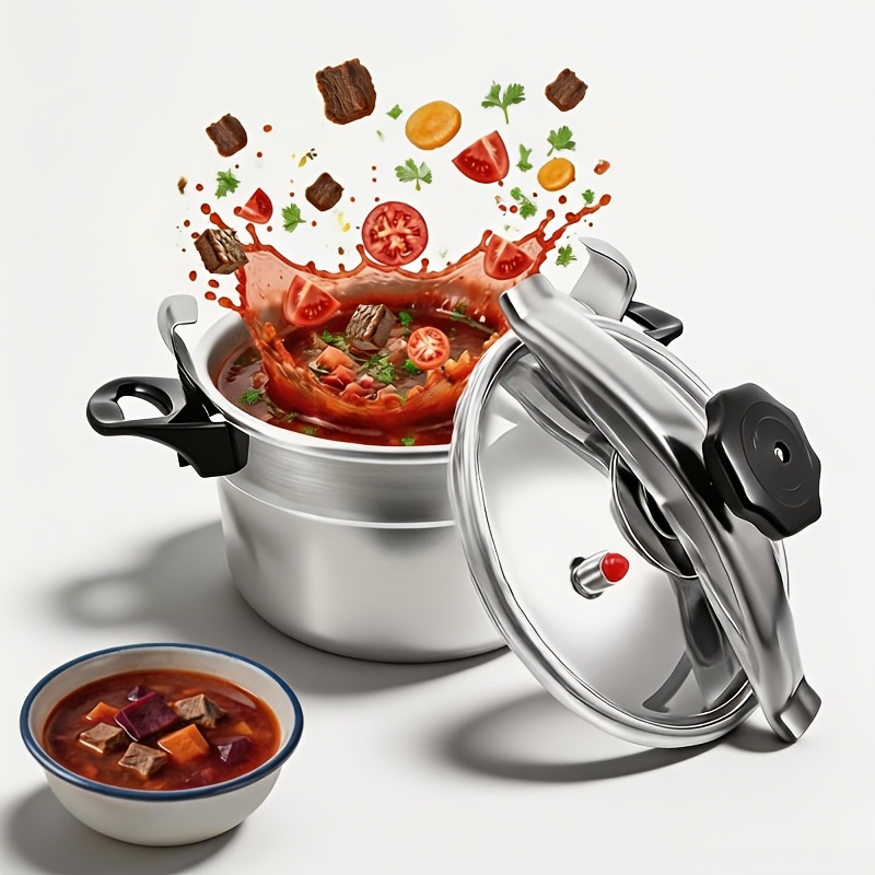 Home Cooking Meal - 5.9-Quart Aluminum Pressure Cooker & Versatile