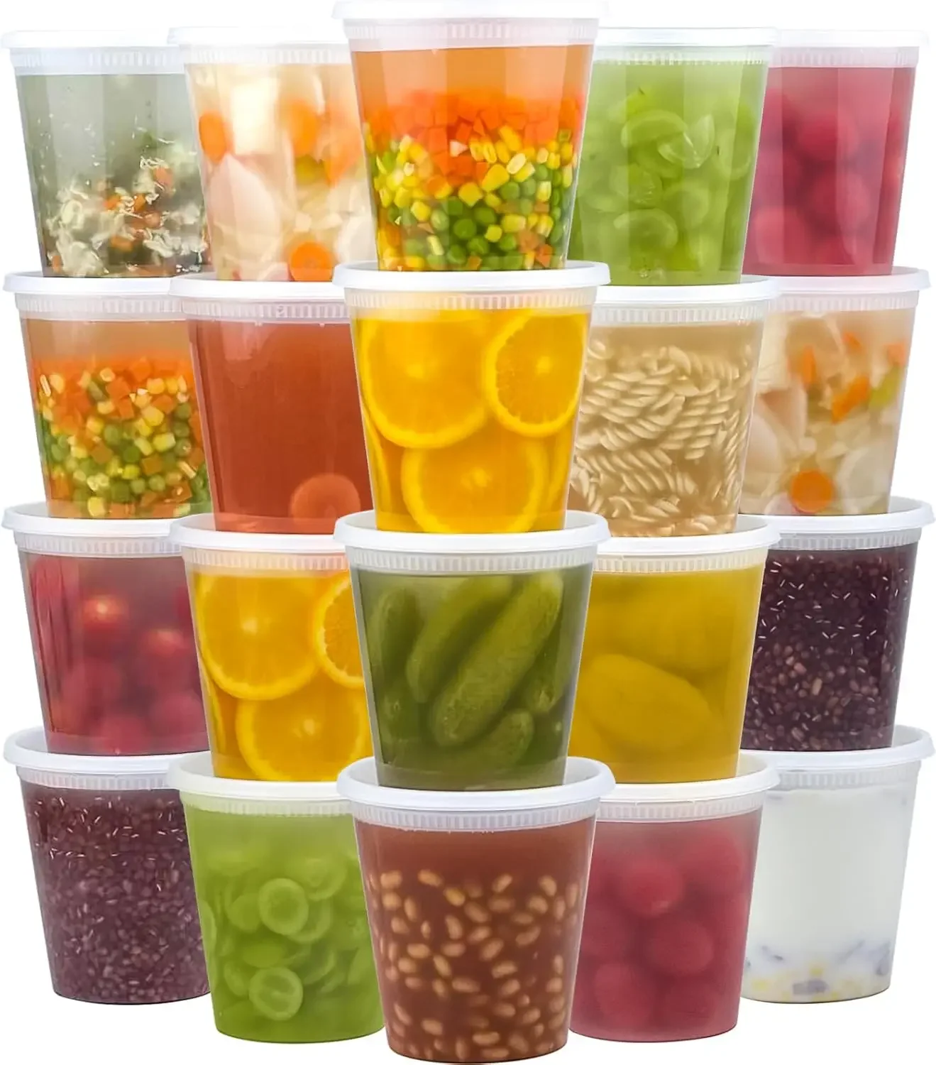 Home Cooking Food - 50 Set 32 oz Deli Containers