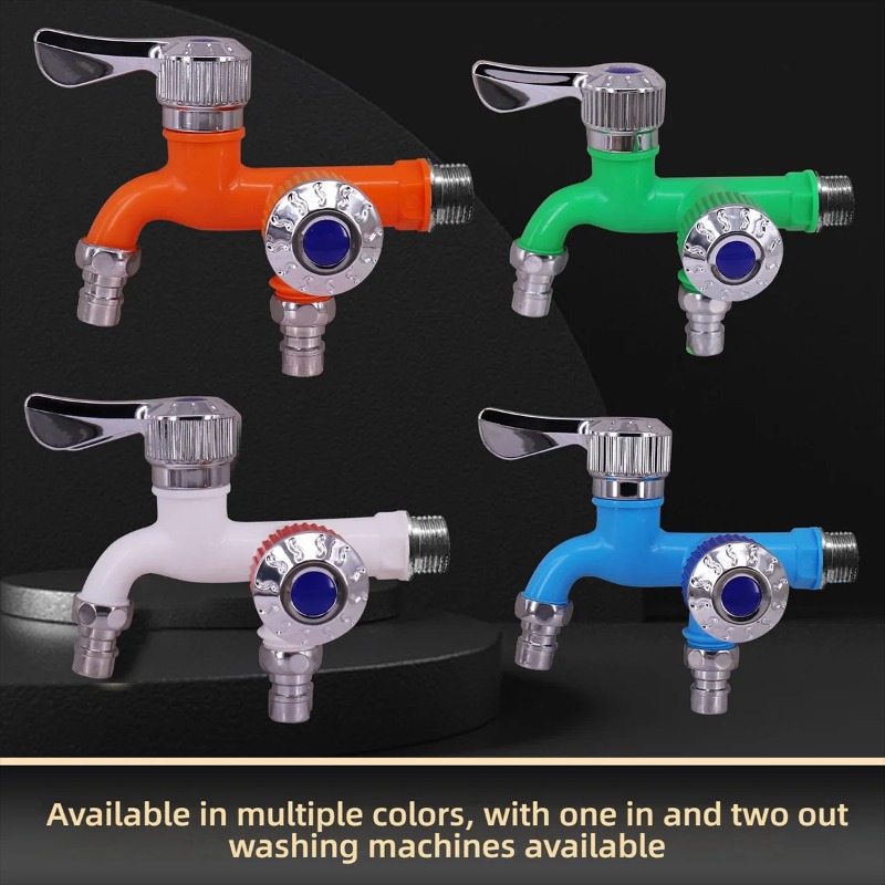 Home Cooking Dishes - Splash-Proof Dual-Control Plastic Faucet Multi-Function Household