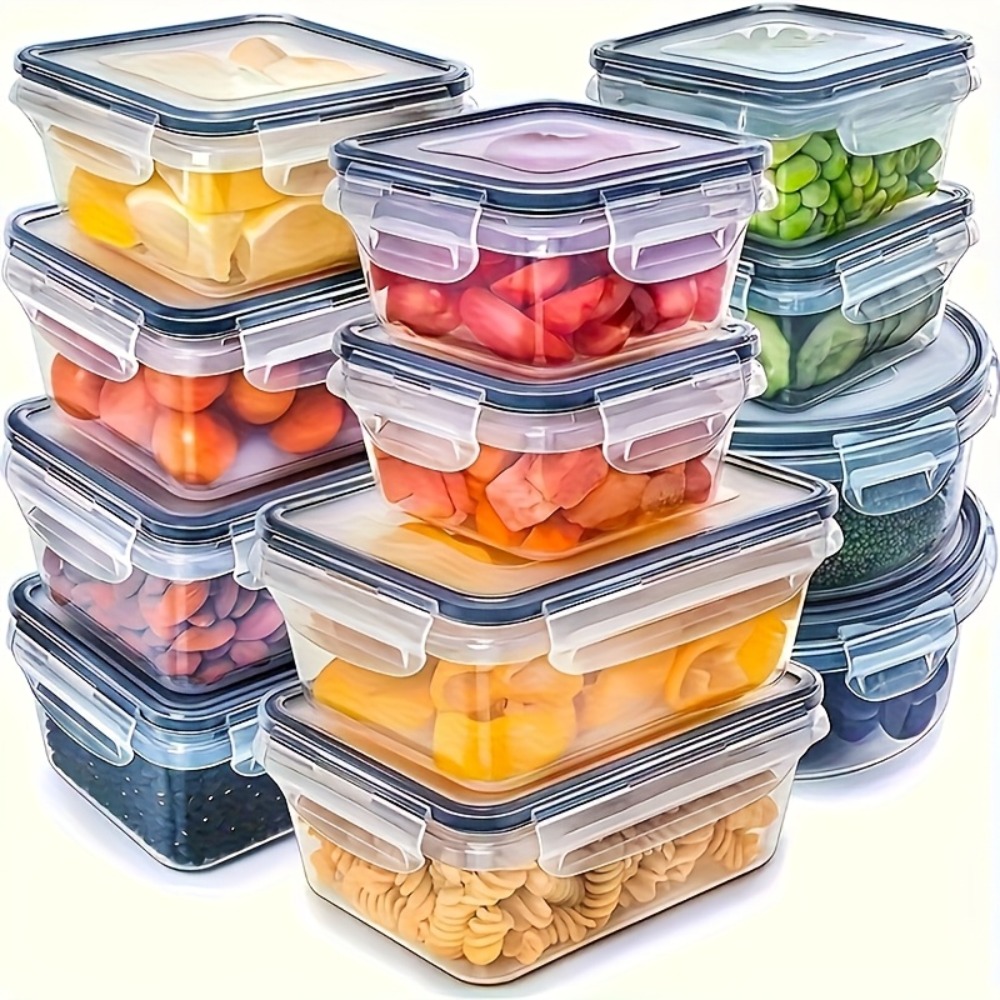 Home Cooking Food - Set BPA-Free Airtight Food Containers with