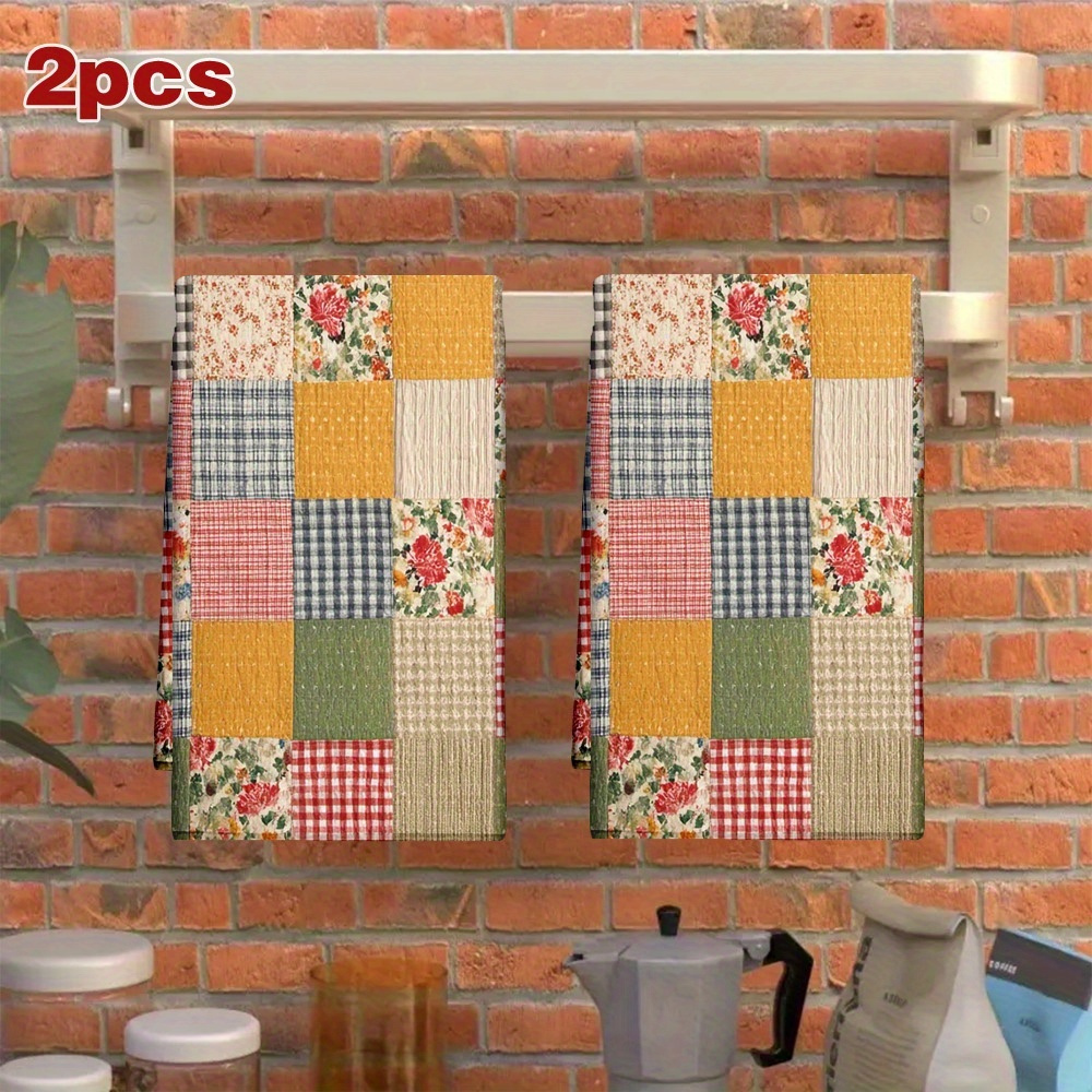 2Pcs, Plaid Spring Kitchen Tow - Home Cooking Is The Best recensie en prijs