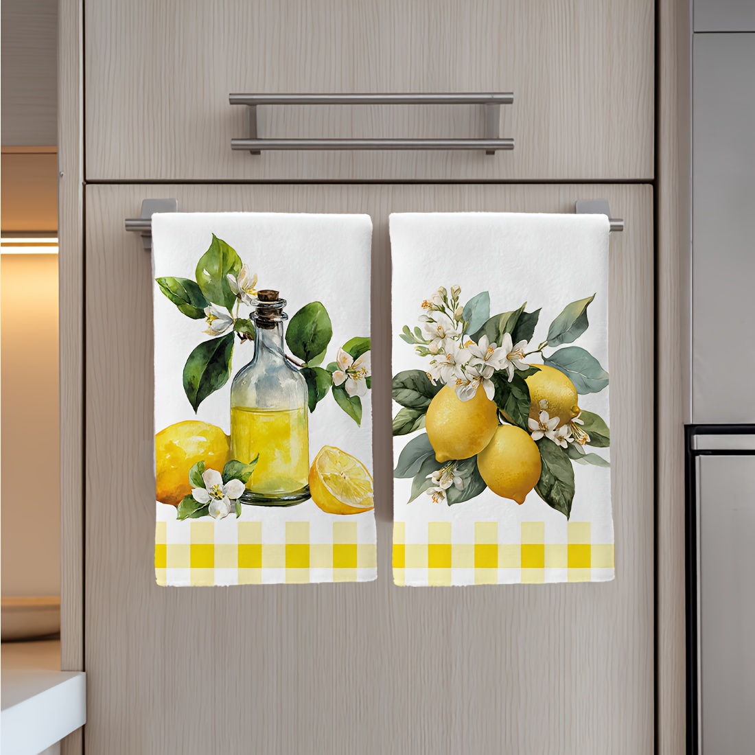 2Pcs, Lemon Floral Pattern Kit - Home Cooking Is The Best recensie en prijs