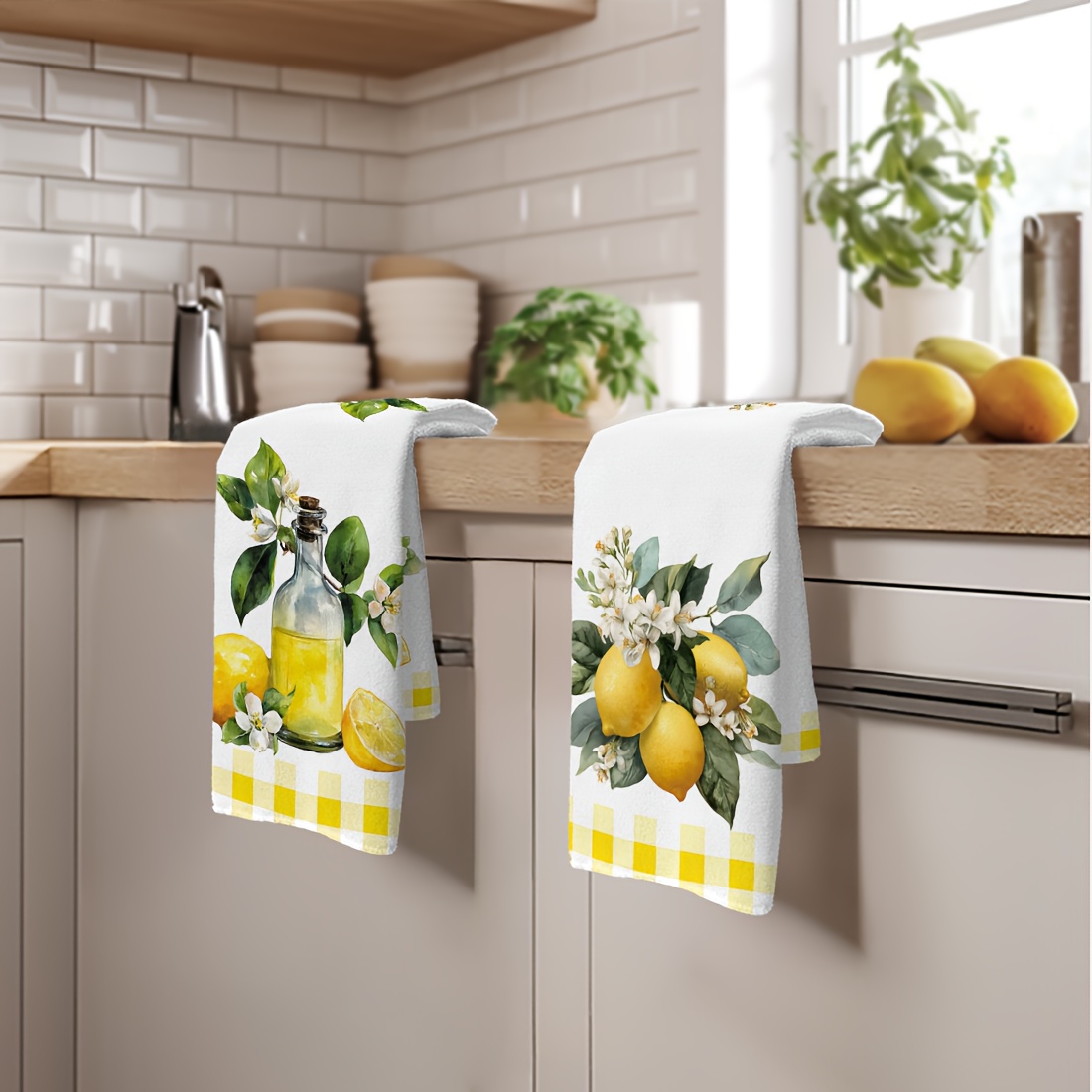 2Pcs, Lemon Floral Pattern Kit - Home Cooking Is The Best recensie en prijs