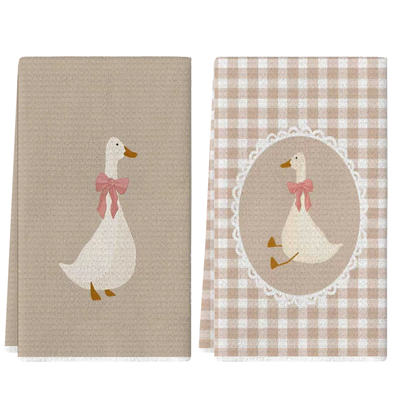 2Pcs, Cute Duck Kitchen Towels - Home Cooking Is The Best recensie en prijs