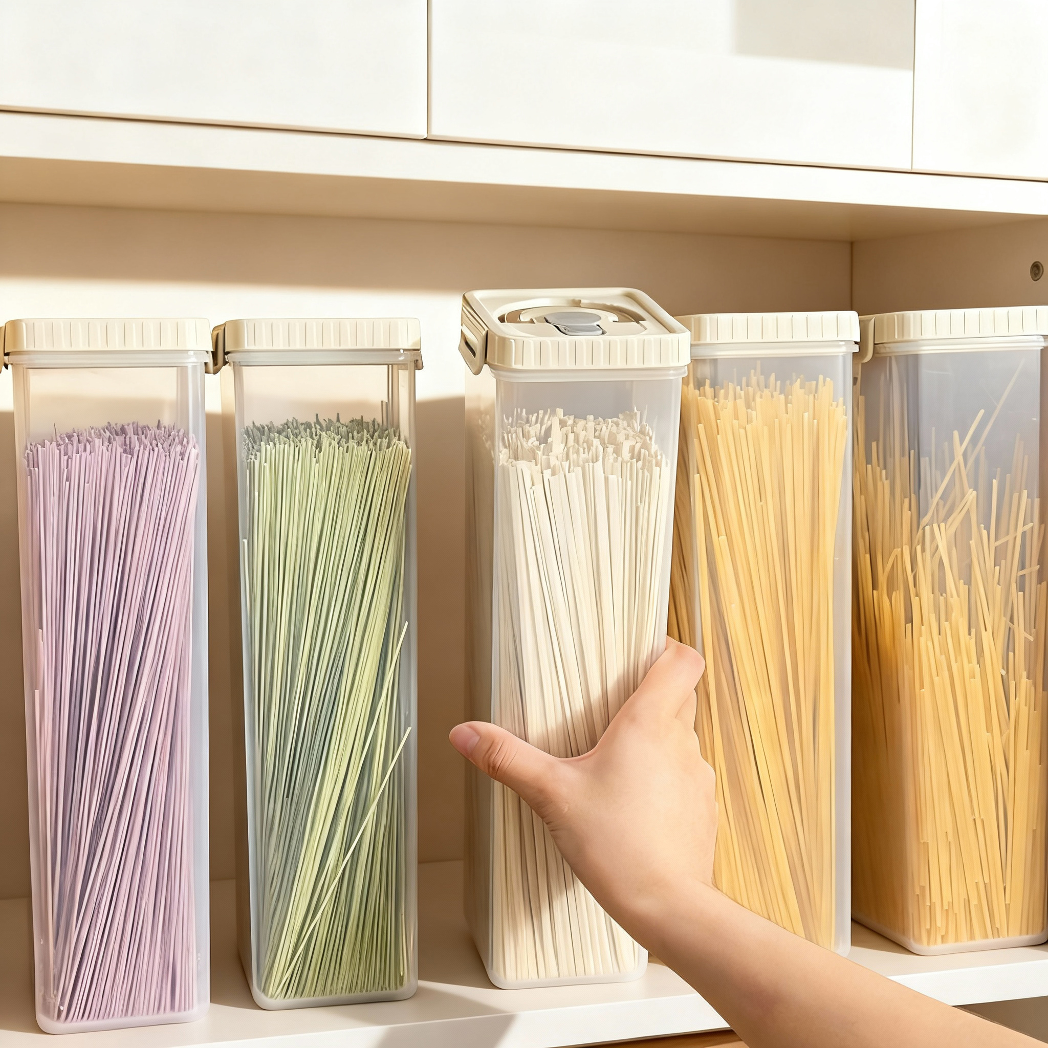 Noodles Sealed Storage Box Wit - Home Cooking Food recensie en prijs
