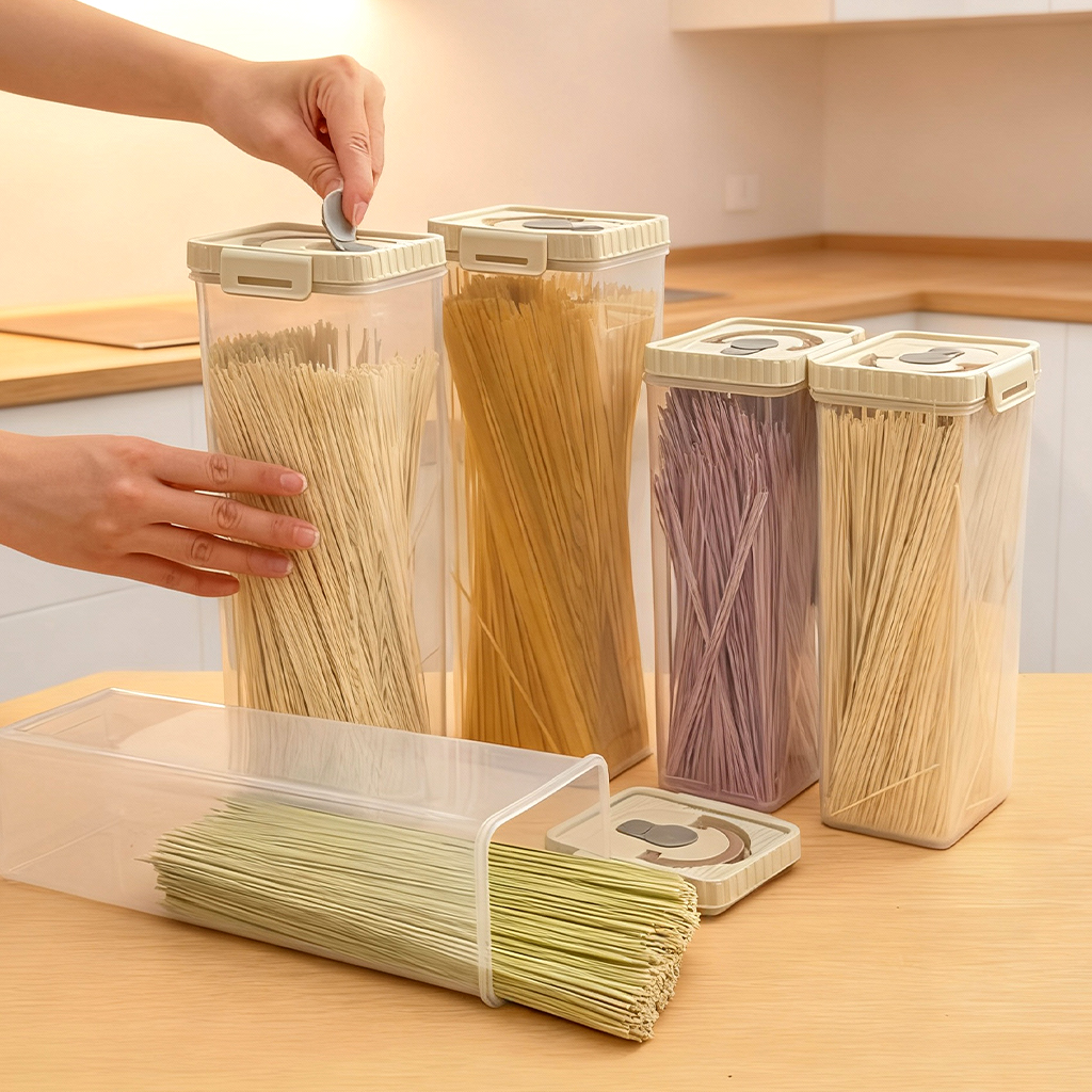 Noodles Sealed Storage Box Wit - Home Cooking Food recensie en prijs