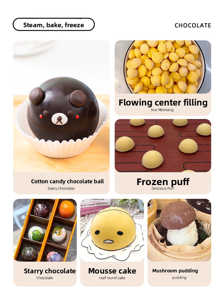 Silicone  Ball Mousse Heart Pa - Home Cooking In French recensie en prijs