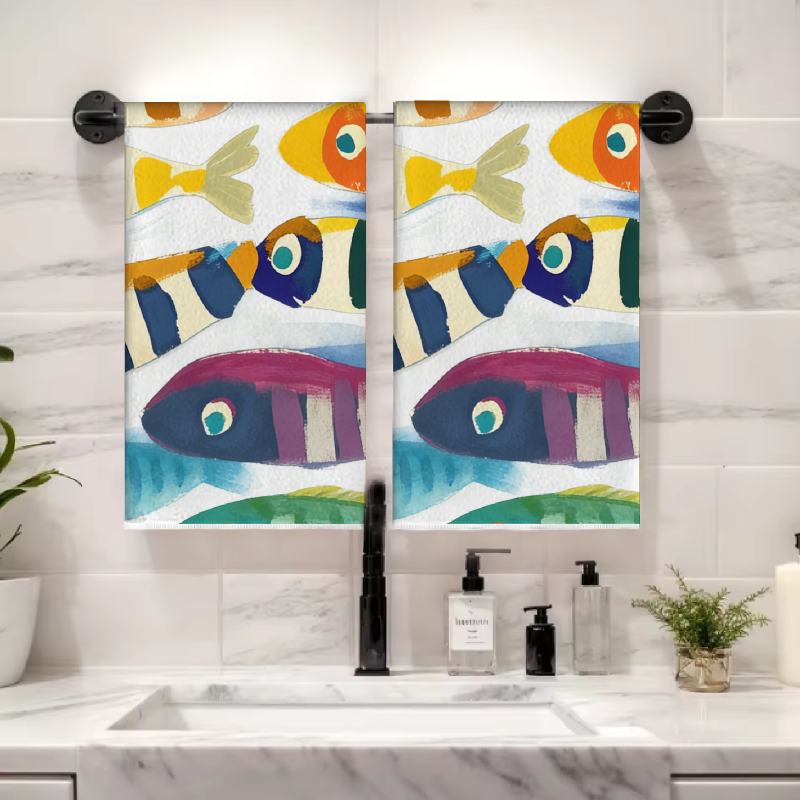 2Pcs, Watercolor Striped Fish  - Home Cooking Is The Best recensie en prijs