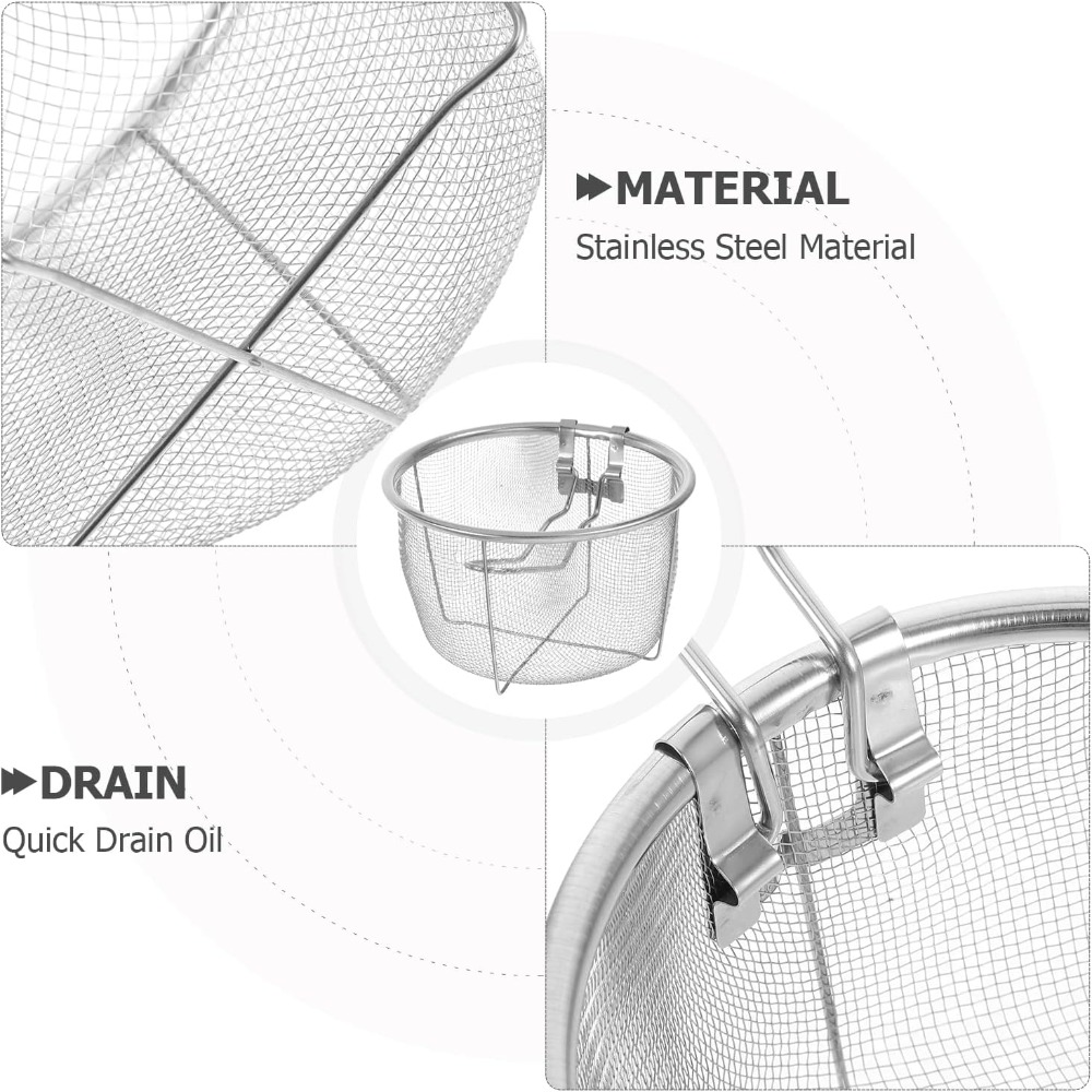 Round Fry Basket with Folding  - Home Cooking In French recensie en prijs