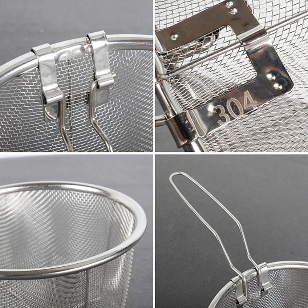 Round Fry Basket with Folding  - Home Cooking In French recensie en prijs