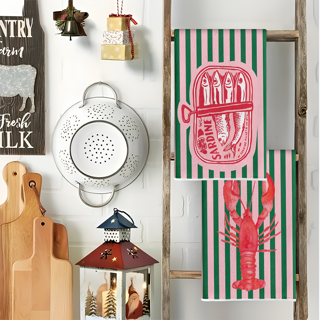 2Pcs, American Retro Striped S - Home Cooking Is The Best recensie en prijs