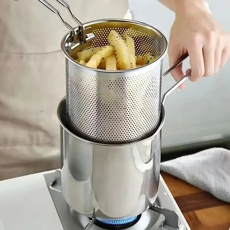 Stainless Steel Deep Fryer Pot - Home Cooking In French recensie en prijs