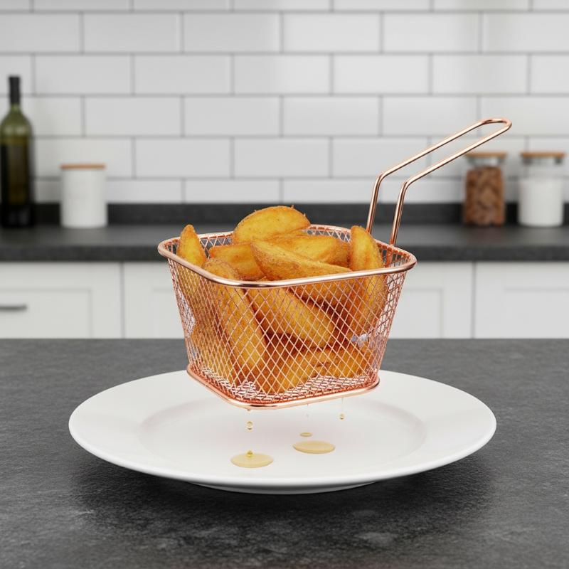 French Fry Basket Portable Mes - Home Cooking In French recensie en prijs