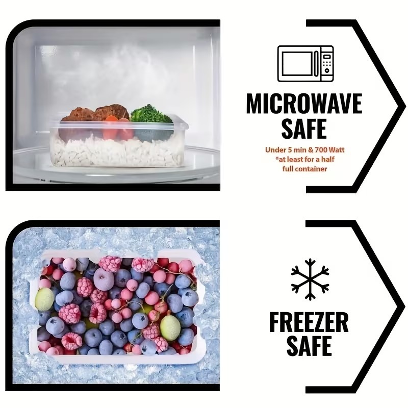 4-Piece Clear Food Storage Con - Home Cooking Food recensie en prijs