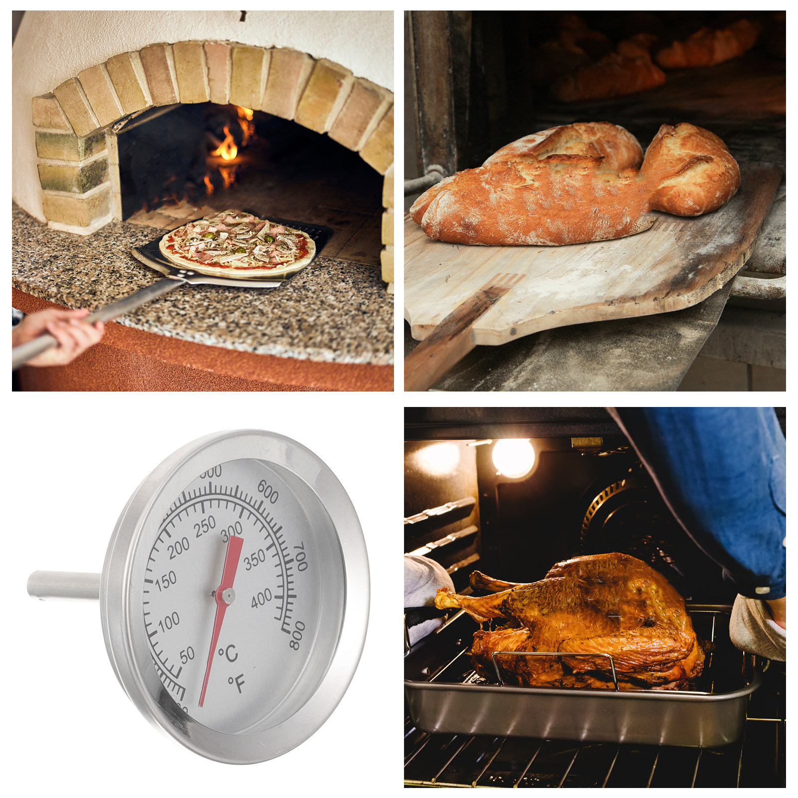 Large Dial Oven Thermometer St - Home Cooking Usa recensie en prijs