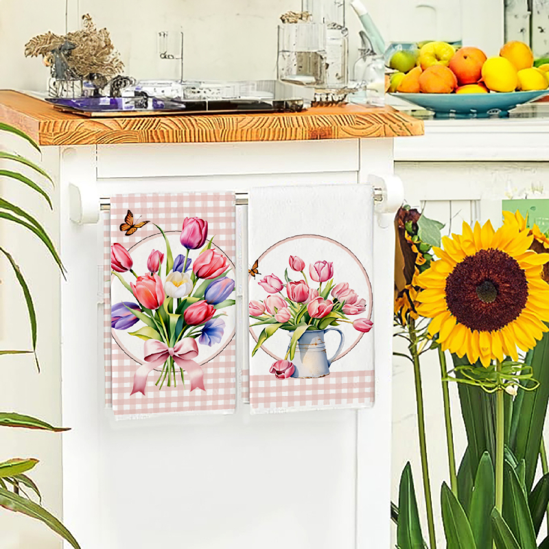 2Pcs, Pink Checkered Tulip Kit - Home Cooking Is The Best recensie en prijs