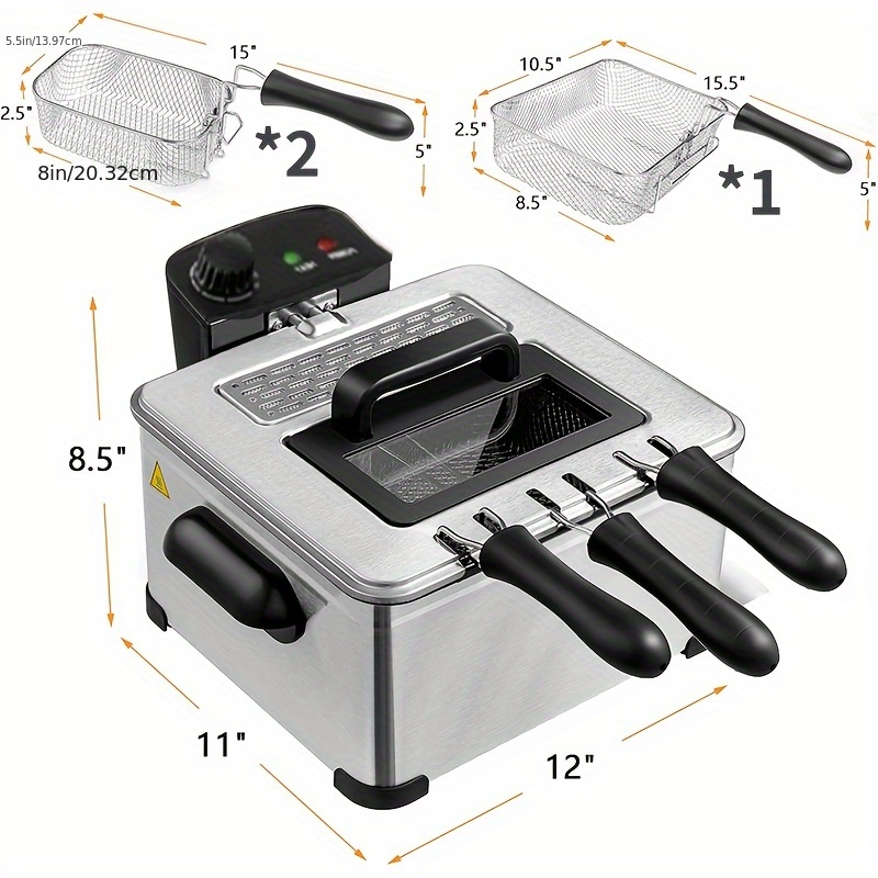 Stainless Steel Electric Oil P - Home Cooking In French recensie en prijs