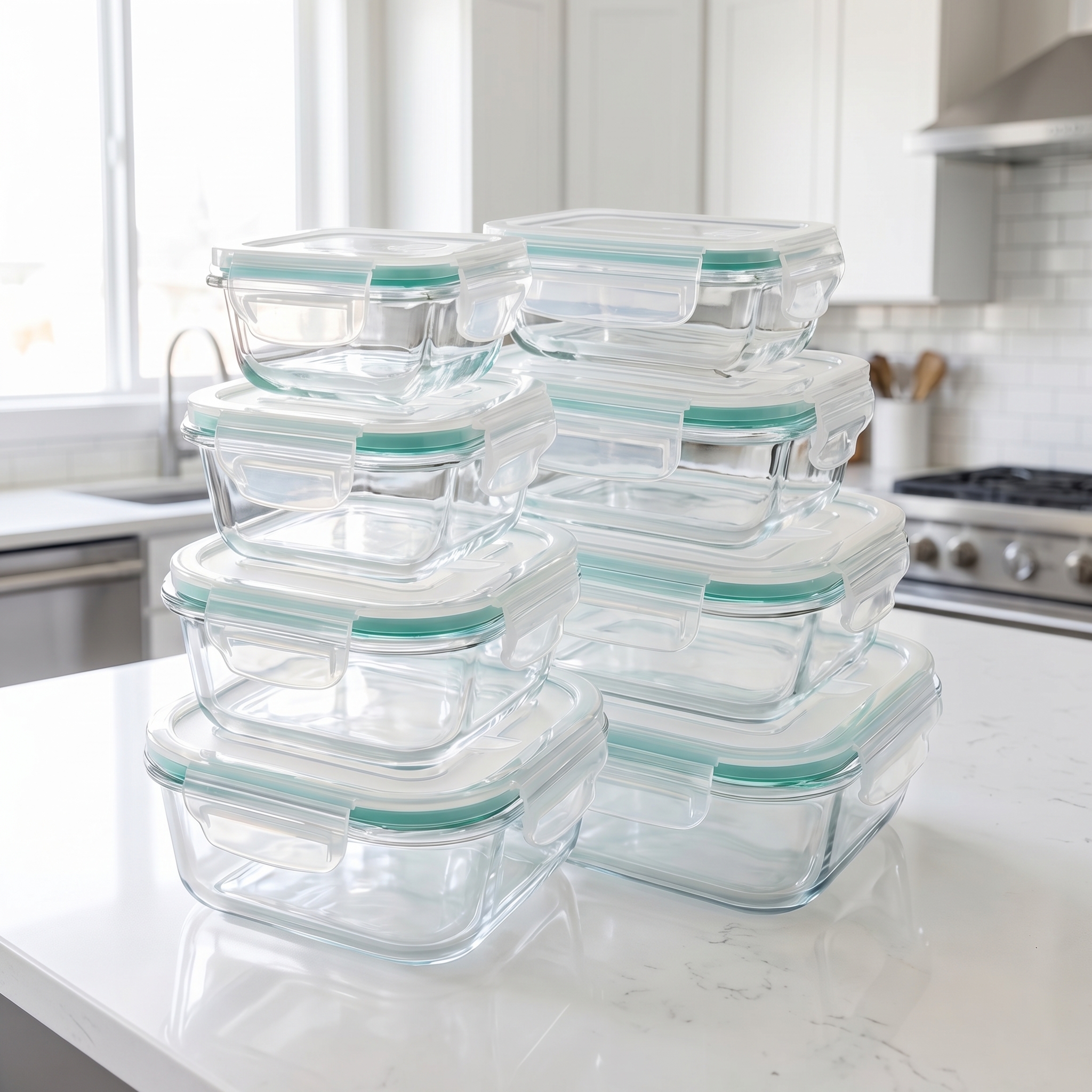 A set of 8 food storage contai - Home Cooking Food recensie en prijs