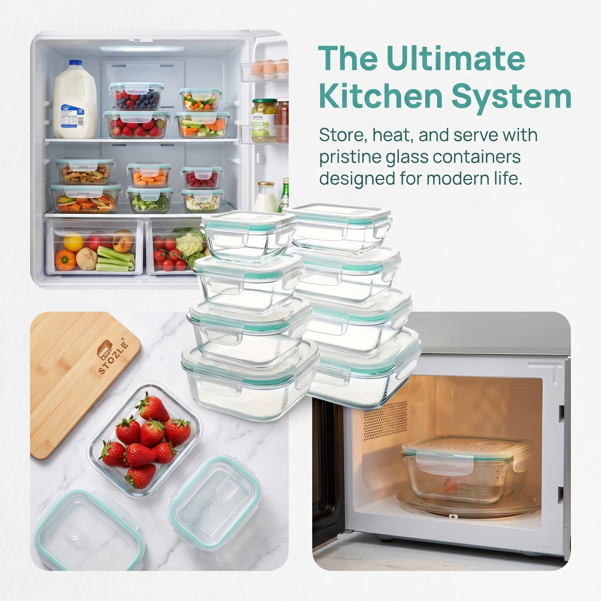 A set of 8 food storage contai - Home Cooking Food recensie en prijs