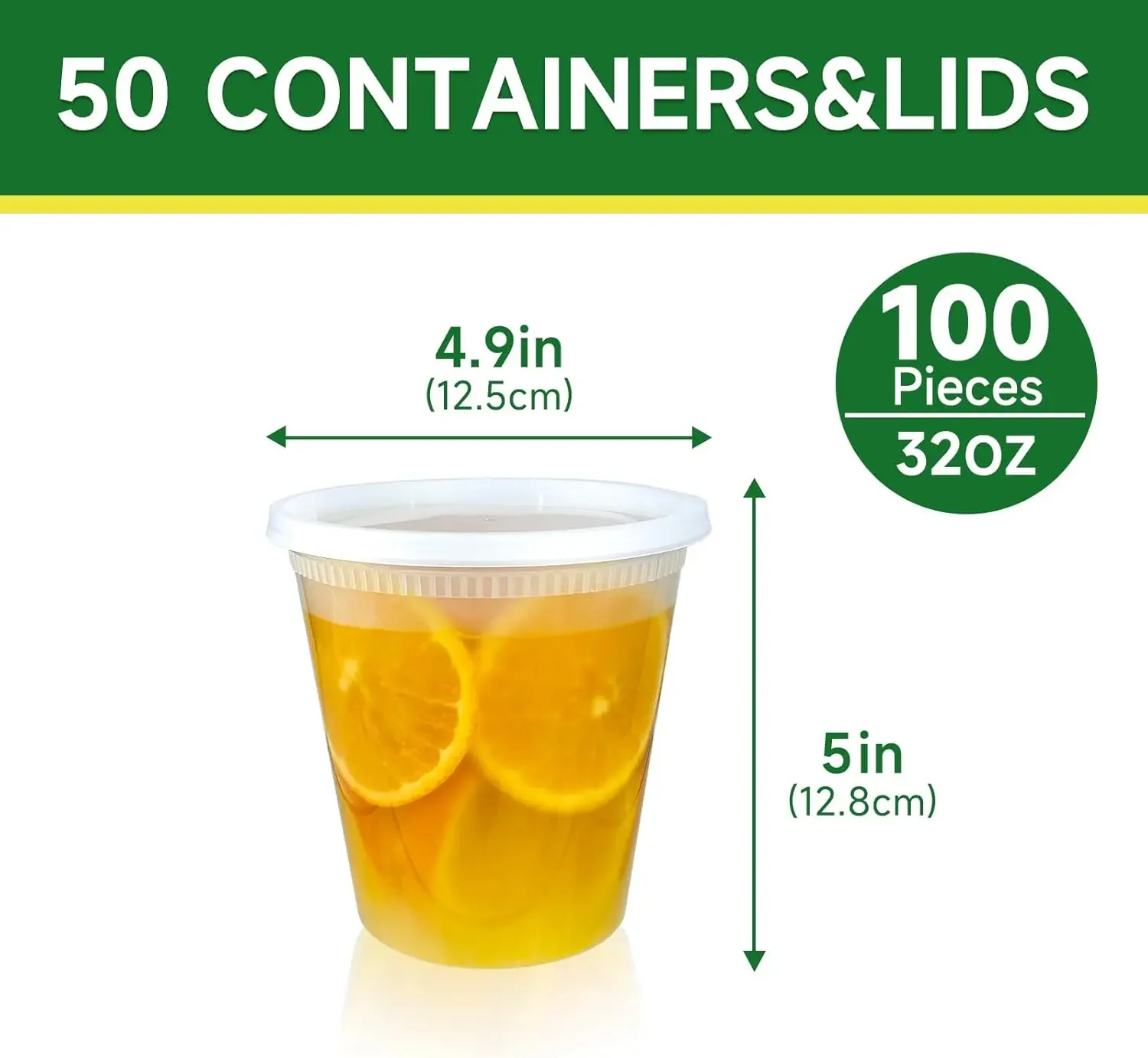 50 Set 32 oz Deli Containers w - Home Cooking Food recensie en prijs