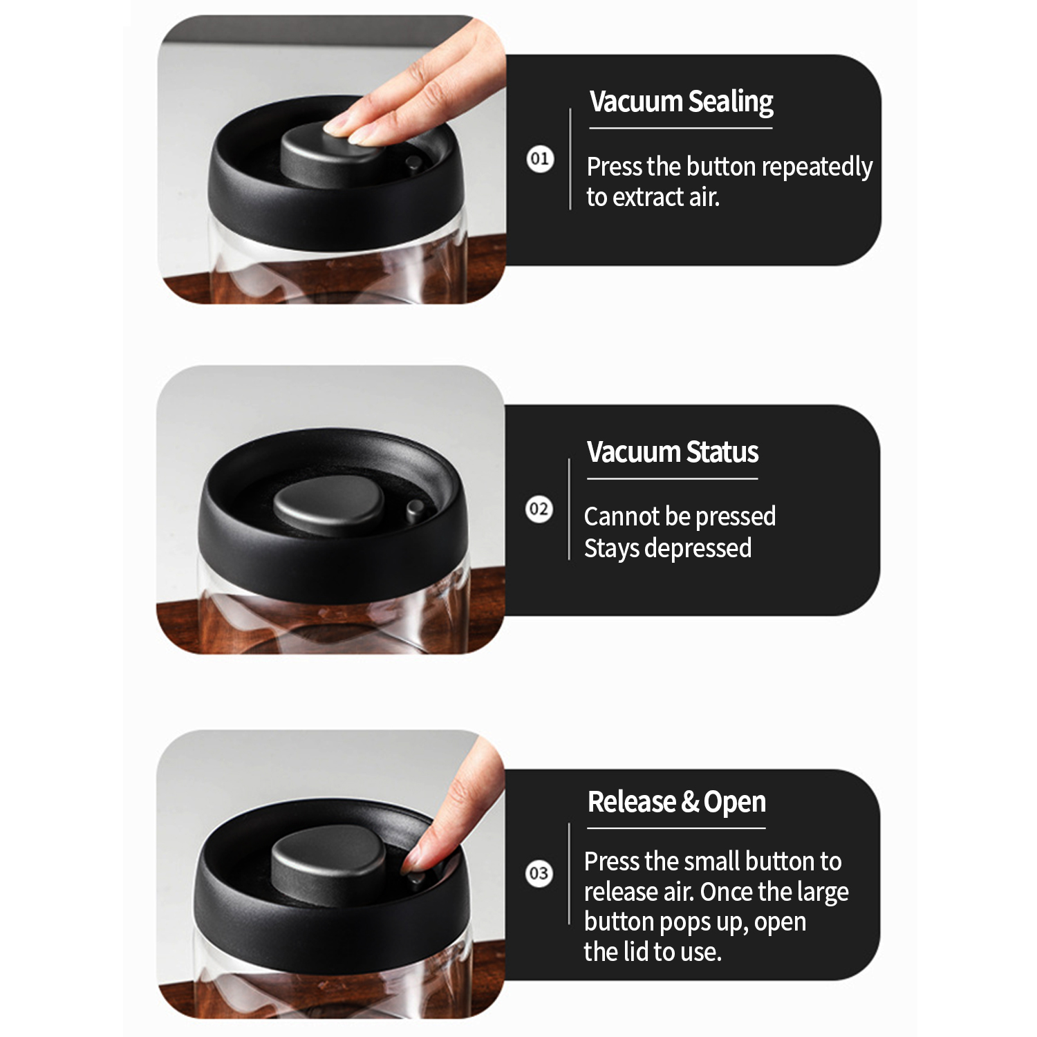 OANKR Vacuum Coffee Canister 5 - Home Cooking Food recensie en prijs