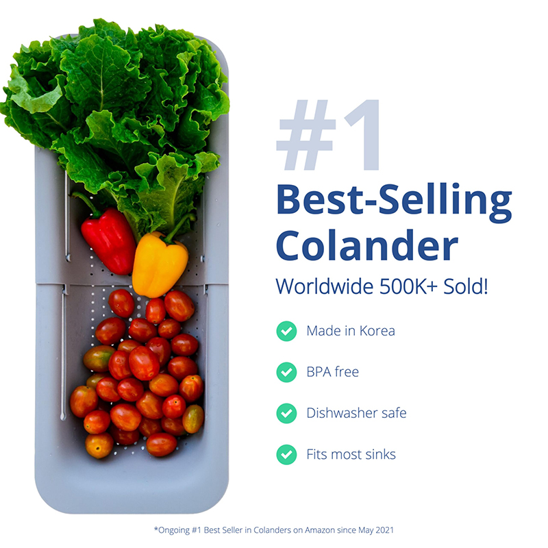 Over The Sink Colander Straine - Home Cooking Dishes recensie en prijs