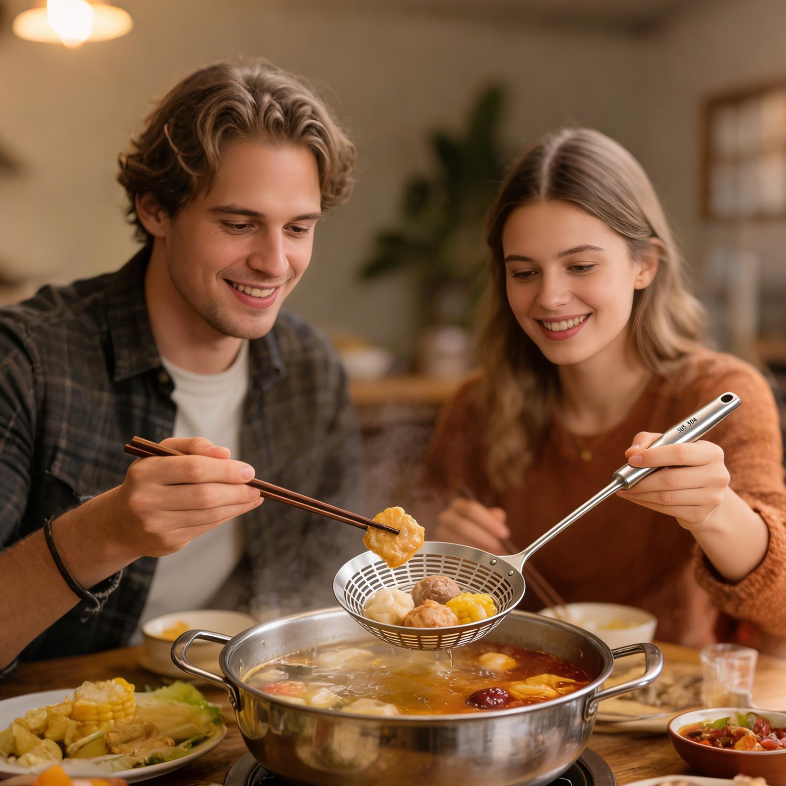 Strainer Spoon Long Handle Lar - Home Cooking In French recensie en prijs
