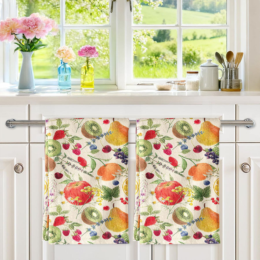 2Pcs, Fruit Party Kitchen Towe - Home Cooking Is The Best recensie en prijs