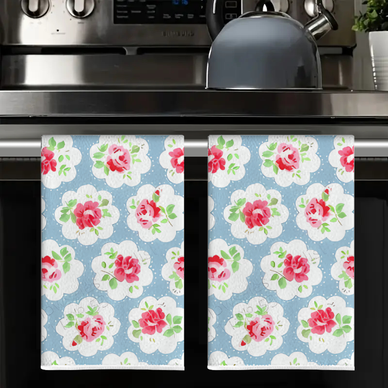 2Pcs, Blue Background with Pin - Home Cooking Is The Best recensie en prijs