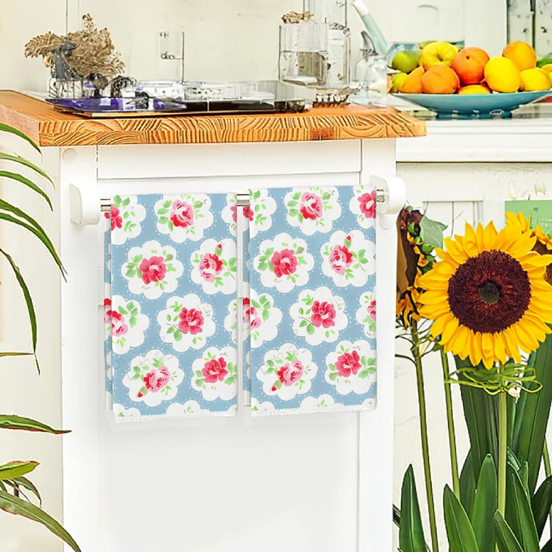 2Pcs, Blue Background with Pin - Home Cooking Is The Best recensie en prijs