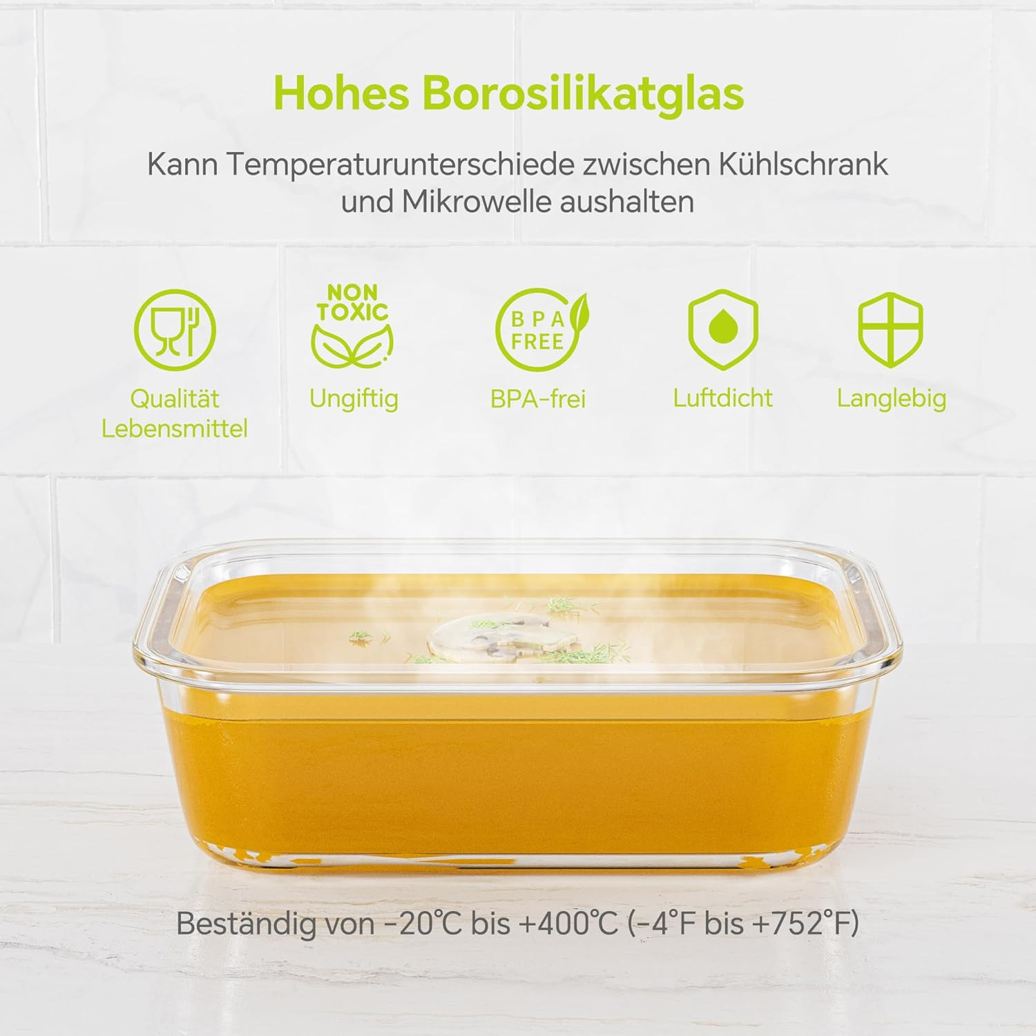 8-Pack Airtight Glass Food Sto - Home Cooking Food recensie en prijs