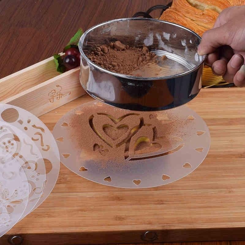 4Pieces/lot Cake Stencils Latt - Home Cooking Help recensie en prijs