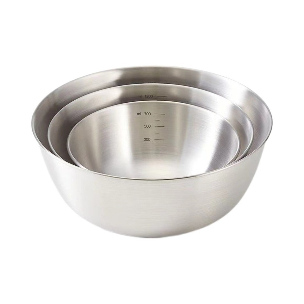 3pcs Stainless Steel Bowl Set  - Home Cooking Food recensie en prijs