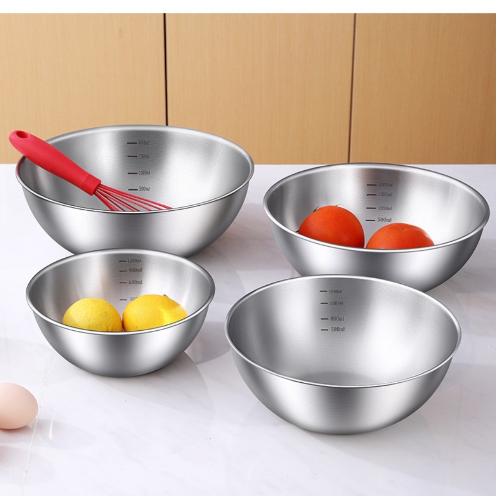 3pcs Stainless Steel Bowl Set  - Home Cooking Food recensie en prijs