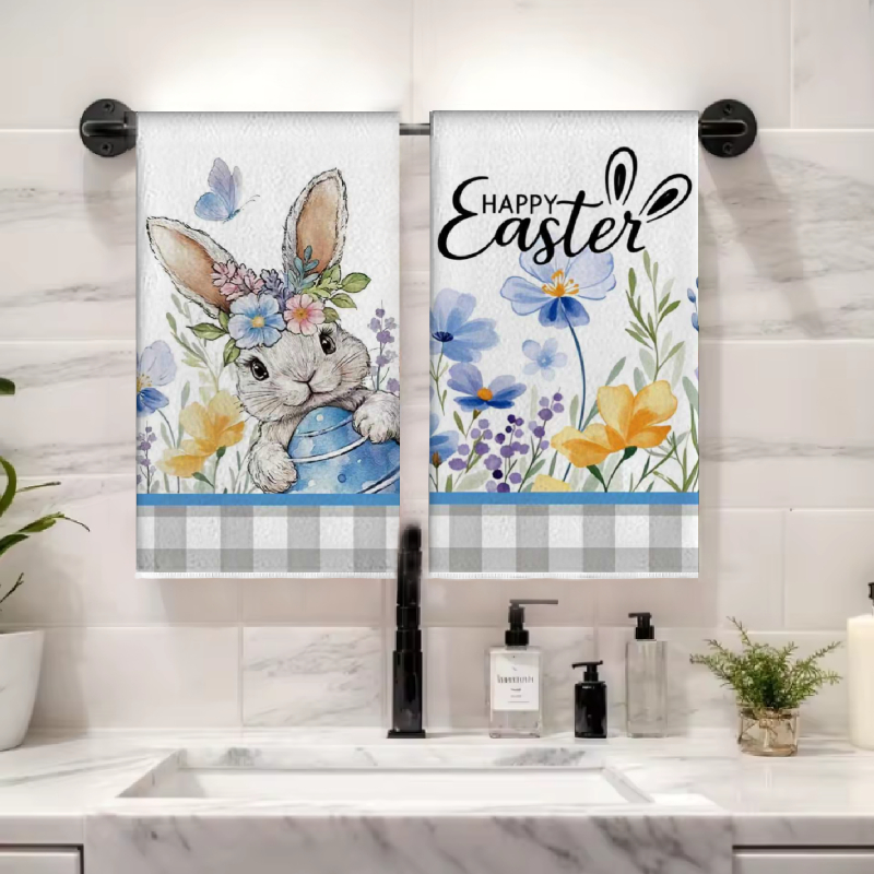 2Pcs, Easter Gray Checkered Ra - Home Cooking Is The Best recensie en prijs