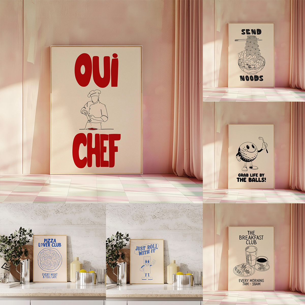 Oui Chef Gourmet Canvas Printi - Home Cooking In French recensie en prijs