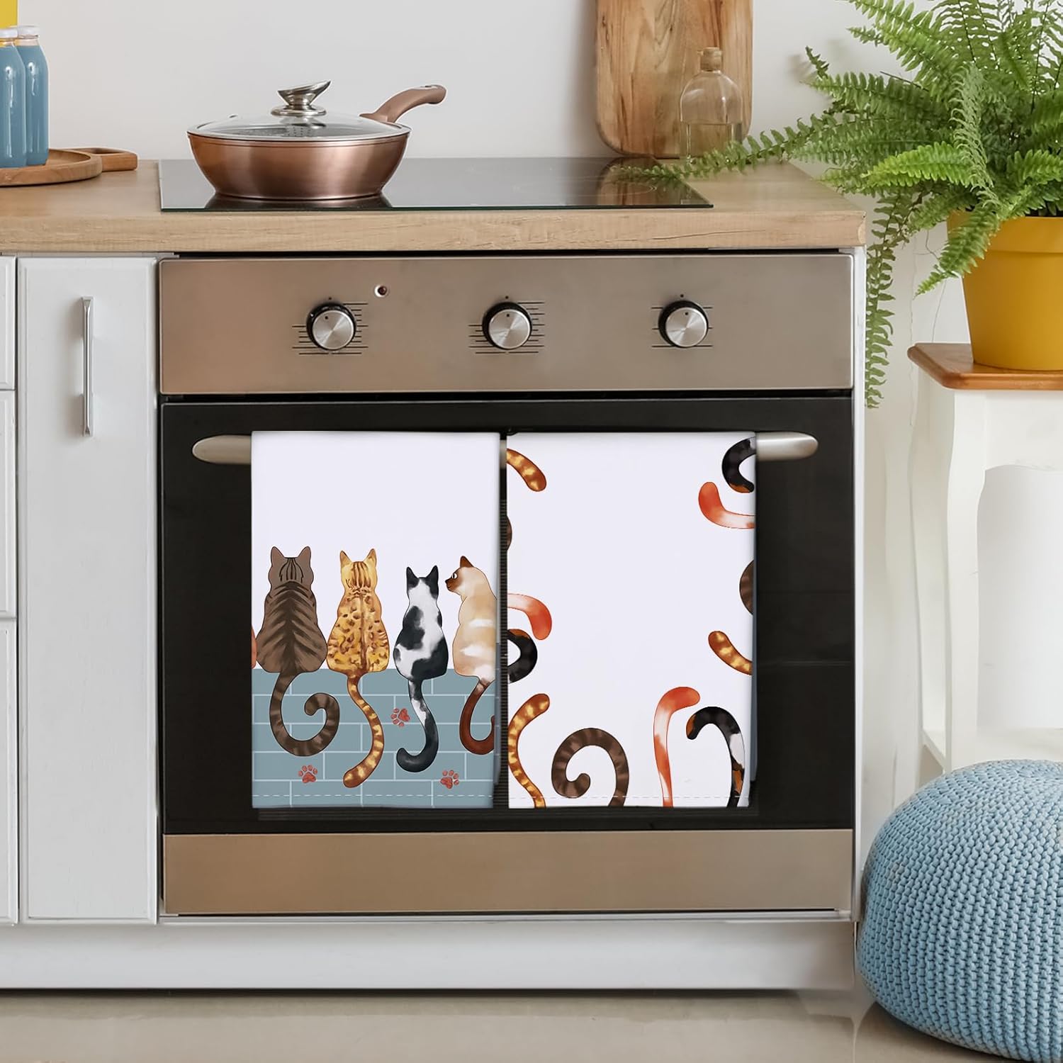 4Pcs, Cat Paw Print Tail Kitch - Home Cooking Is The Best recensie en prijs